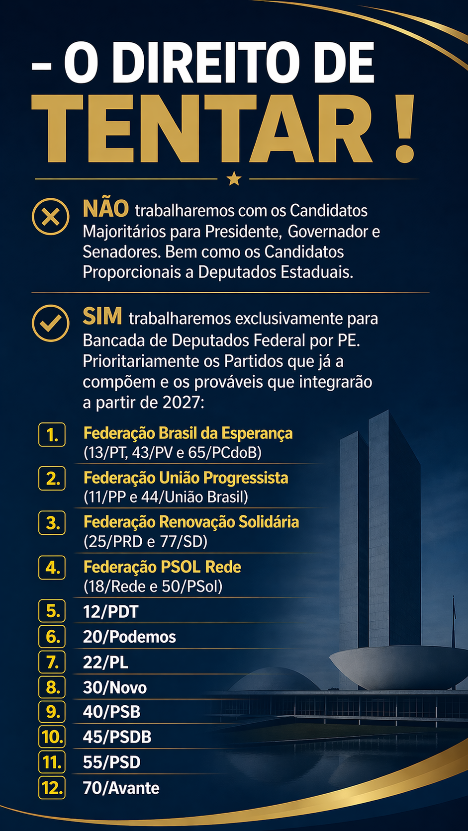 Banner O Direito de Tentar
